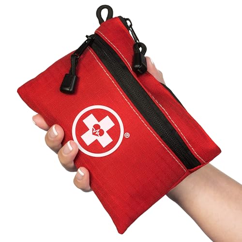 Swiss Safe 2-in-1 First Aid Kit for Car, Travel & Home, Businesses - Bonus Mini Kit for Medical Emergency Aid, Survival, Camping - 64 Piece, Travel FAK - Image 1
