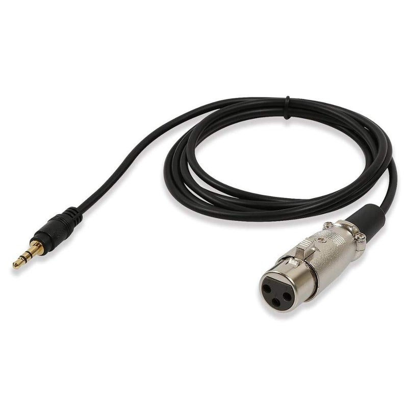eWINNER Diverse operation compatible XLR Cable Female to 3.5mm Audio cable Record Music Microphone 2 meter Computer Cable for Condenser Mic Computer and Yamaha Mixer,Microphones Speakers Sound Consoles Amplifier Easy clean surface - Image 1