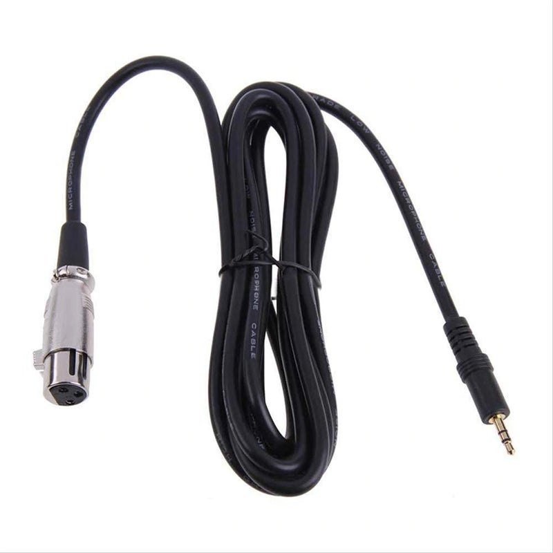 eWINNER Diverse operation compatible XLR Cable Female to 3.5mm Audio cable Record Music Microphone 2 meter Computer Cable for Condenser Mic Computer and Yamaha Mixer,Microphones Speakers Sound Consoles Amplifier Easy clean surface - Image 2