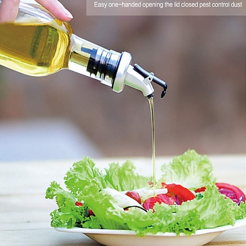 BIG CART Glass Oil Dispenser 500 milliliters Pack of 2 Clear - Image 4