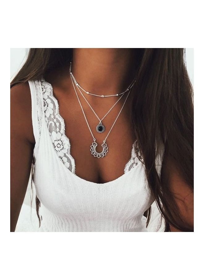 NIBEMINENT Fashionable Triple-Layer Necklace  - Image 2