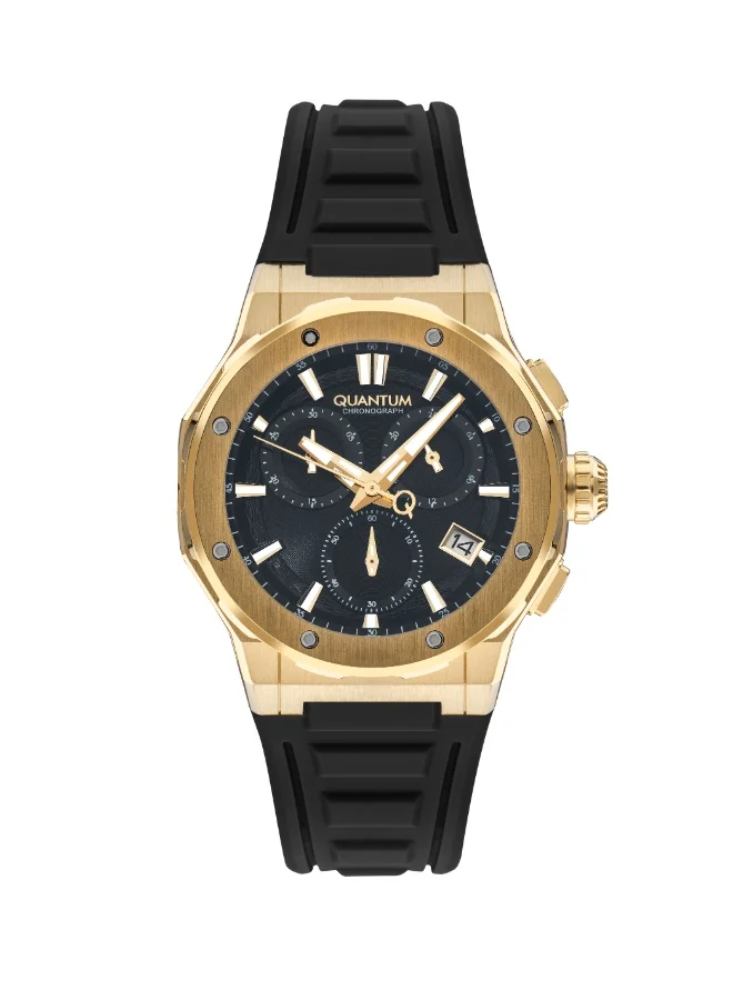 Quantum Men's Silicone Chronograph Watch HNG1082.251 - 46 mm