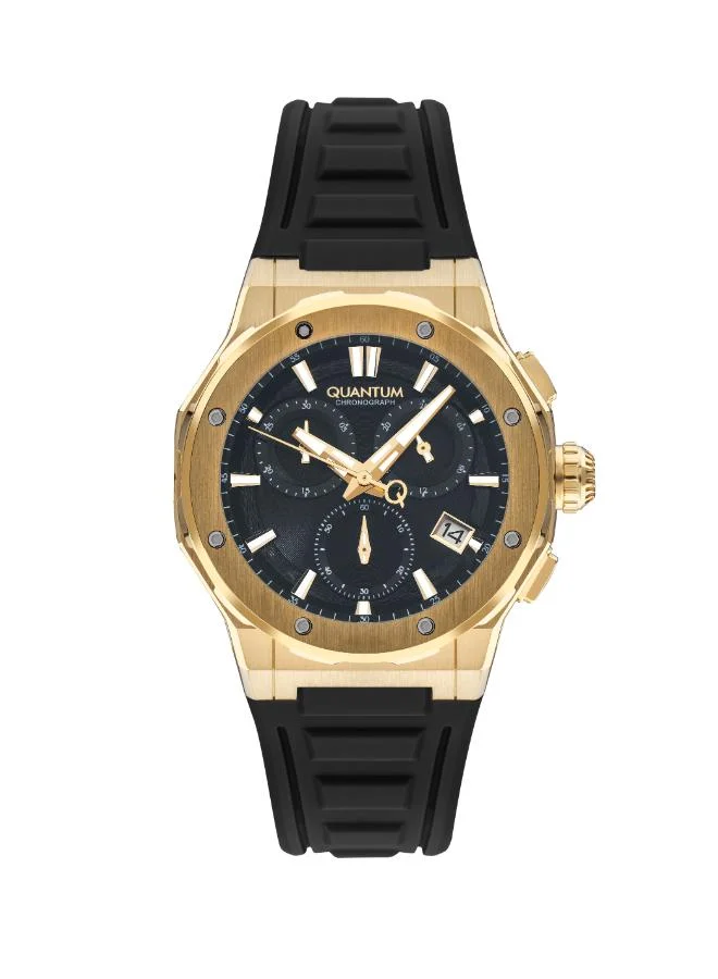 Quantum Men's Silicone Chronograph Watch HNG1082.251 - 46 mm