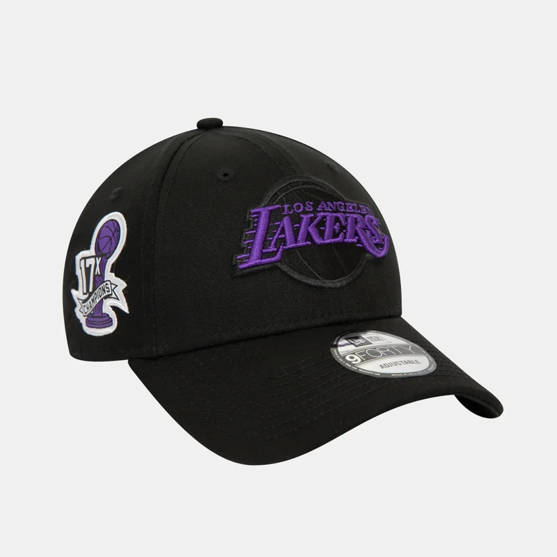 NEW ERA Men's NBA Los Angeles Lakers Side Patch 9FORTY Cap