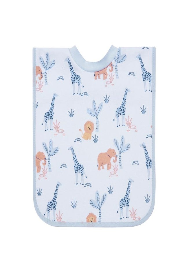 Big Softies Popover Bibs-Lion|Printed & Applique Embroidery|Soft Stretchable Rib Neck|Blended Cotton|Ultra Soft & Super Absorbent|For Drooling, Teething & Feeding|For Boys 6-36 Months|Pack of 3 - Image 4