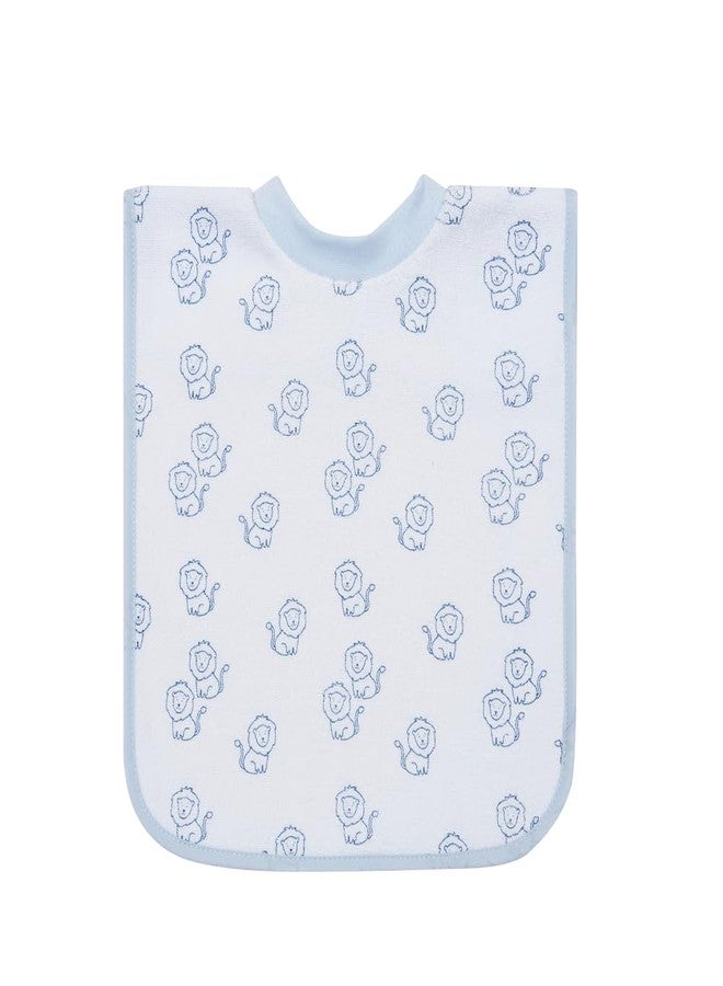 Big Softies Popover Bibs-Lion|Printed & Applique Embroidery|Soft Stretchable Rib Neck|Blended Cotton|Ultra Soft & Super Absorbent|For Drooling, Teething & Feeding|For Boys 6-36 Months|Pack of 3 - Image 3