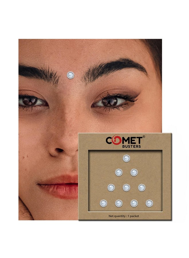 Comet Busters Fancy Pearl White Bindi (5mm) (BIN477) - Image 4