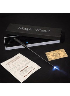 MilesMagic Harry Potter Wand With Magic Spell And Platform Ticket | Wizard Cosplay Light Up Led Sorcerer’S Witchcraft Magic Dress Up Wand For Potterheads | 33 Cm | (Severus Snape)  - Image 1