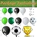 Eopelsm Soccer Balloon Arch Kit 145Pcs Green Black and White Balloons Garland with Soccer and Trophy Foil Balloons for Sport Game World Cup Football Birthday Party Decorations - Image 4