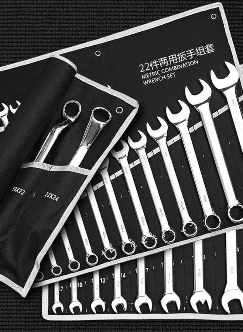 GGOOT Hardware Tool Car Repair Set Wrenches 12pc 14PC 22PC Key Spanners Woodworking Machinery Wrench Sets Hand Tools Wrenches Keys Set (Color : 12PC 3)  - Image 2