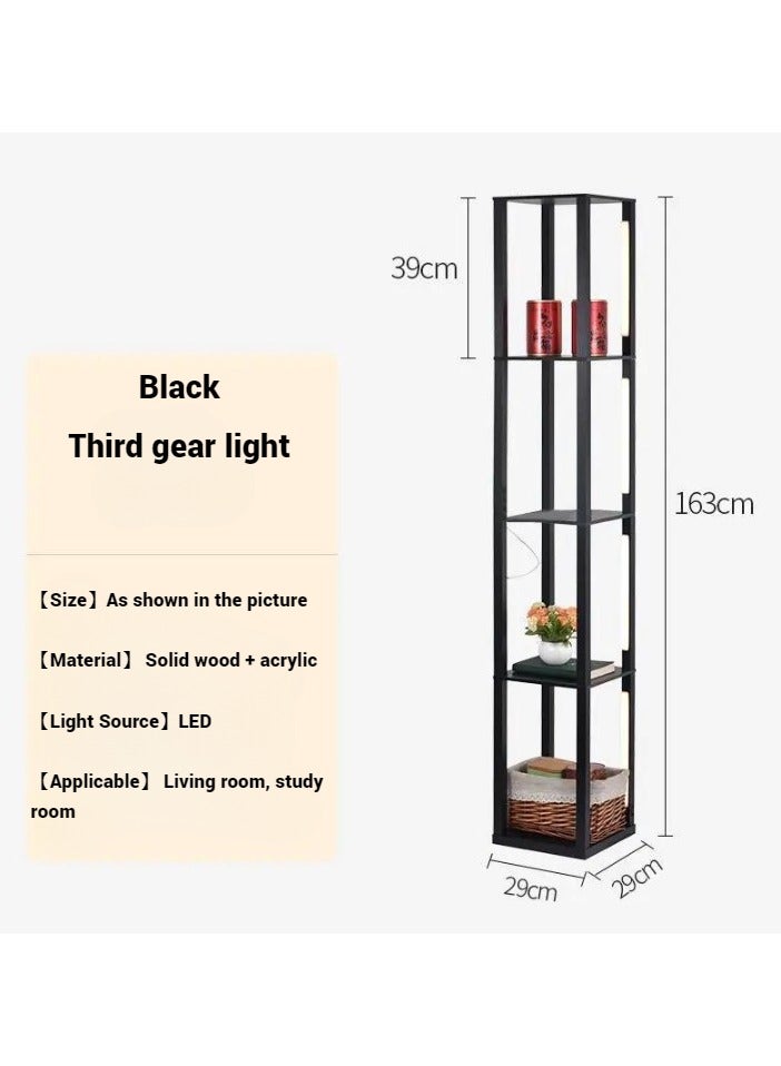 AWD Display Shelf with Lights Corner Shelf Curio Cabinet Display 5-Tier Tall Open Shelf Unit LED Shelf Floor Lamps Dimmable Floor Lamp with Shelves Space Saving Vertical Organizer for Books and decor  - Image 3