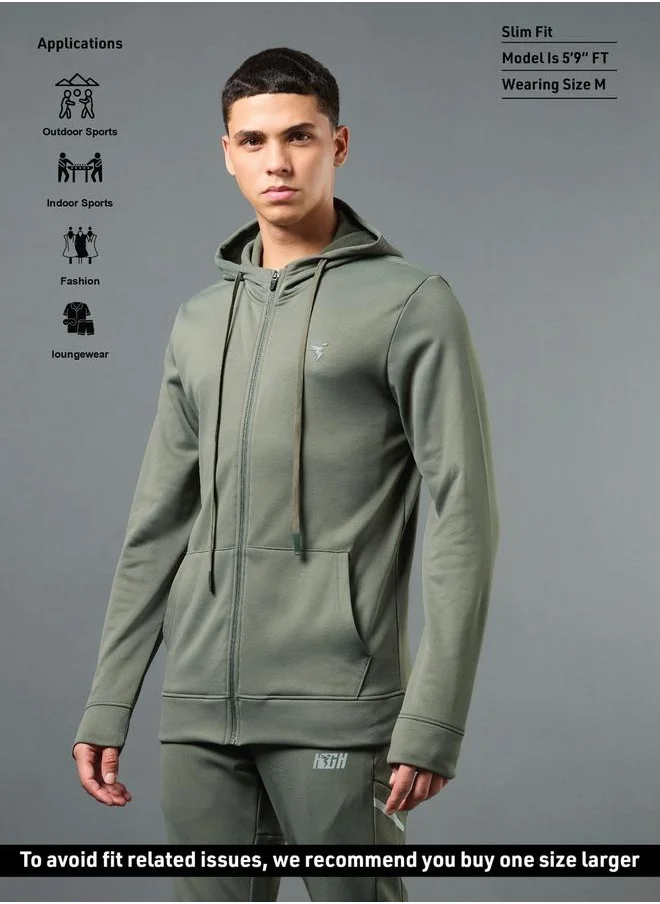 Technosport SOLID HOODIE WITH ZIP