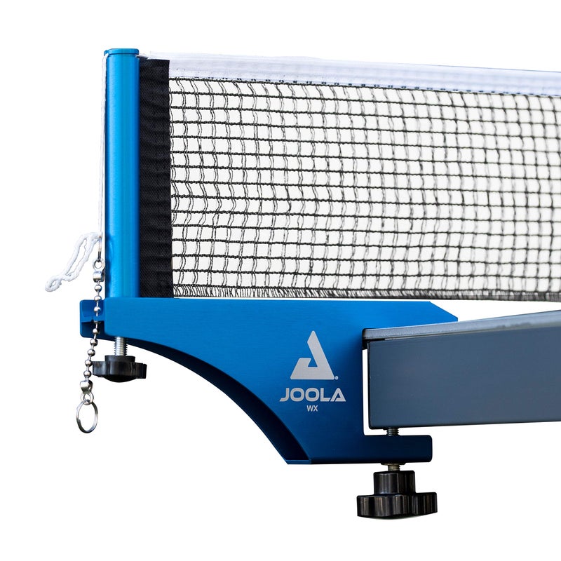 JOOLA Professional Grade WX Aluminum Indoor & Outdoor Table Tennis Net and Post Set - Quick Setup - 72in Regulation Ping Pong Net - Reinforced Cotton Blend Net w/ Adjustable Tensioning System - Image 1