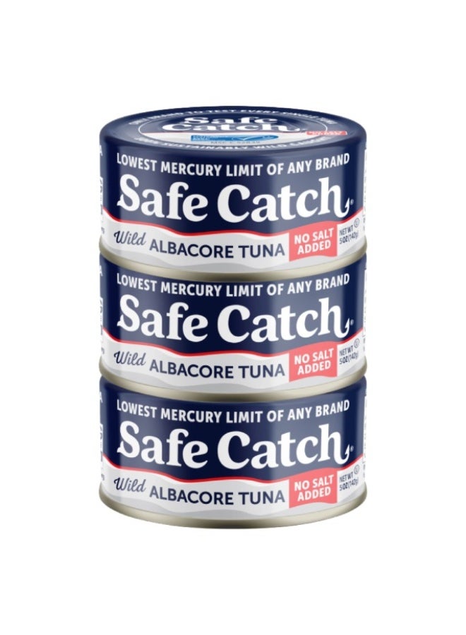 Wild Albacore Tuna, No Salt Added - 3 x 142g, Thailand