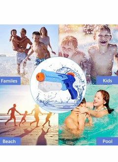 Excefore Water Gun for Kids and Adult 2Pack Water Pistol 300ML Big Water Gun with 9 Meters Range for Party Blaster Swimming Beach Summer Pool Bath Beach Toys Water Outdoor Fighting Gifts for Children  - Image 3