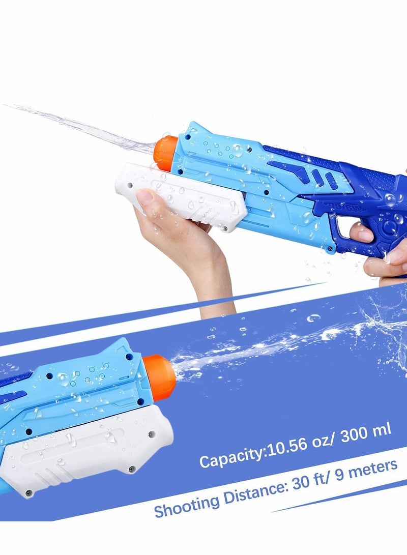 Excefore Water Gun for Kids and Adult 2Pack Water Pistol 300ML Big Water Gun with 9 Meters Range for Party Blaster Swimming Beach Summer Pool Bath Beach Toys Water Outdoor Fighting Gifts for Children - Image 4