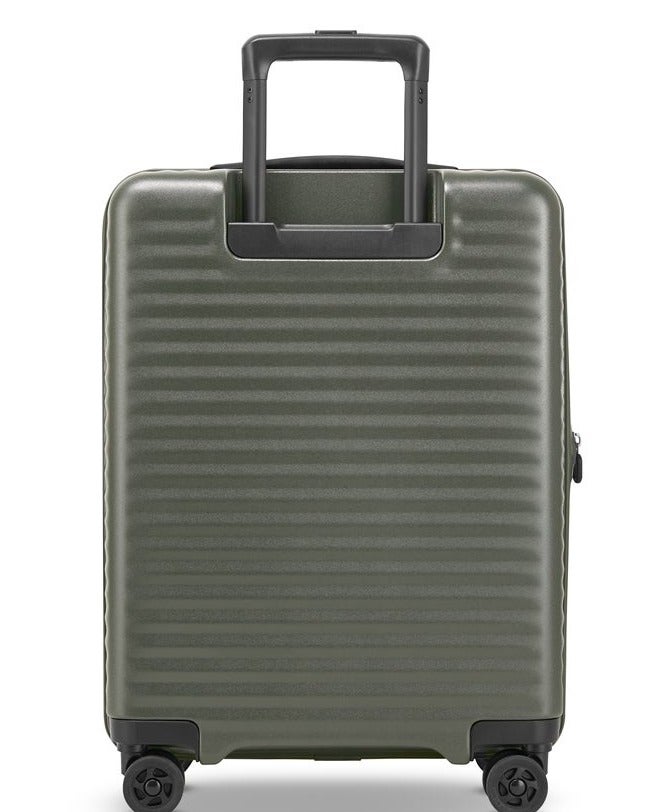 Echolac Celestra FA+ 20 Inch Front Opening Cabin Luggage Trolley With USB & TSA Lock Deep Olive 54cm - Image 2