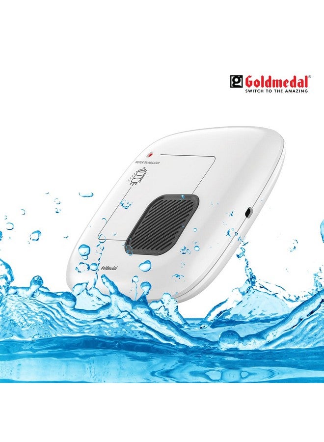 GOLD MEDAL جرس إنذار المياه السائل من جولدميدال - أبيض (عبوة من 1) | مع مؤشر وضوء LED وامض - Image 2