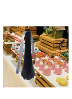Y&D Fly Fan for Tables Indoor Outdoor Meal Portable Keep Your Food Clean and Patio Flies Bugs Away keep (Black)  - Image 3