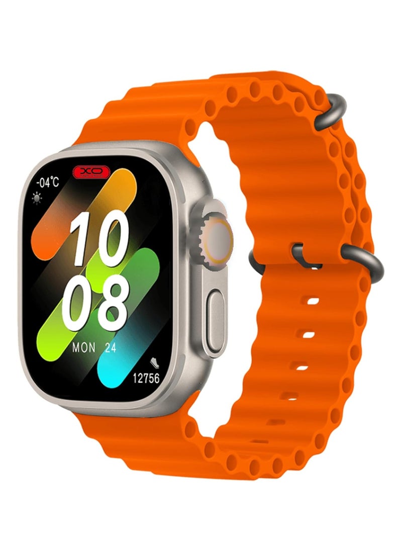Telzeal - S10 Ultra2 AMOLED Display Smart Watch with 3 Pair Strap and Wireless Charger Gold - Image 1