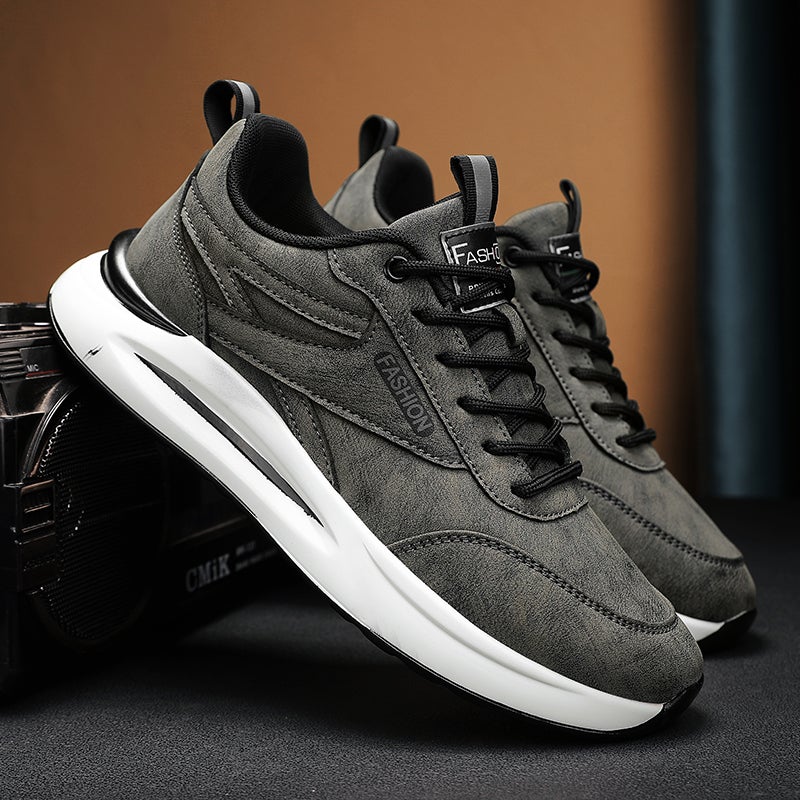 Men'S Labor Protection Shoes Summer Sports Leisure Men'S Work Site Wear-Resistant Leather Work Tide Shoes - Image 3