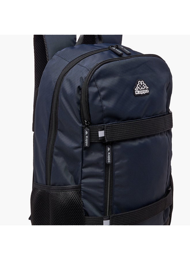 Kappa Unisex Solid School Backpack with Adjustable Straps and Zip Closure - 14x30x46 cm - Image 5