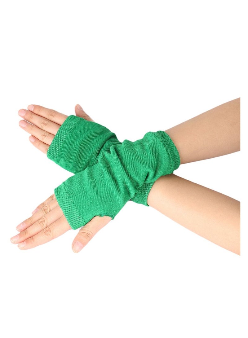 Loquat Fingerless Cotton Polyester Gloves Sleeves