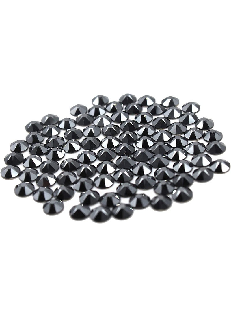 Preciosa Preciosa Viva Rhinestones - No Hotfix Flatback - Jet Hemitate - SS20 (5mm) - Choose Your Quantity (144) 