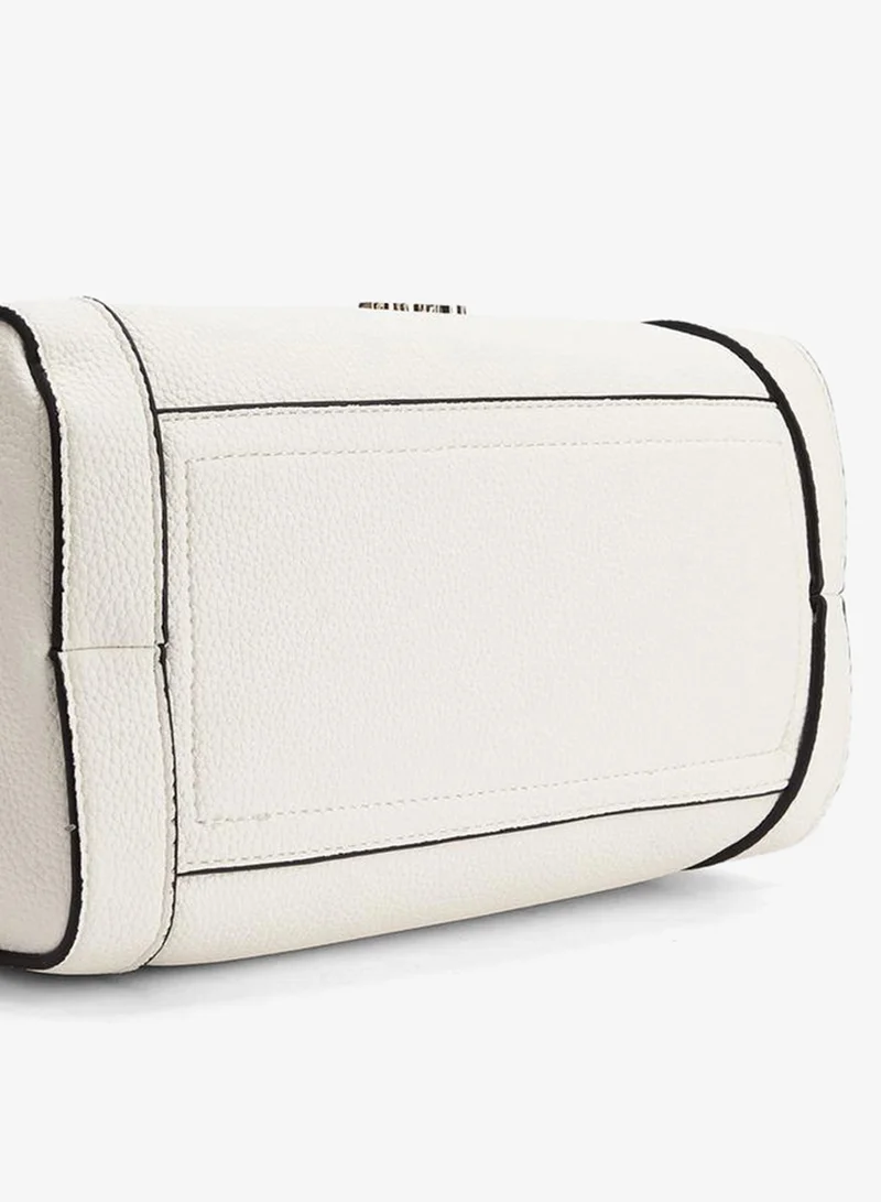 Paprika Beige Textured Shoulder Bag With Detachable Strap for Women | Best Price UAE