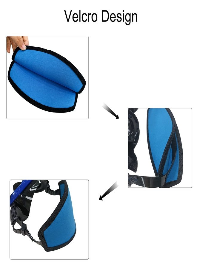 Jwintee Diving Mask Slap Strap Scuba Mask Straps Neoprene Mask Strap Cover Goggle Strap Hair Protector Wrap Swimming Water Sports for Dive Snorkel, 3 Pieces - Image 5