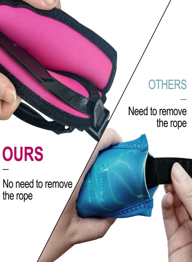 Jwintee Diving Mask Slap Strap Scuba Mask Straps Neoprene Mask Strap Cover Goggle Strap Hair Protector Wrap Swimming Water Sports for Dive Snorkel, 3 Pieces - Image 4