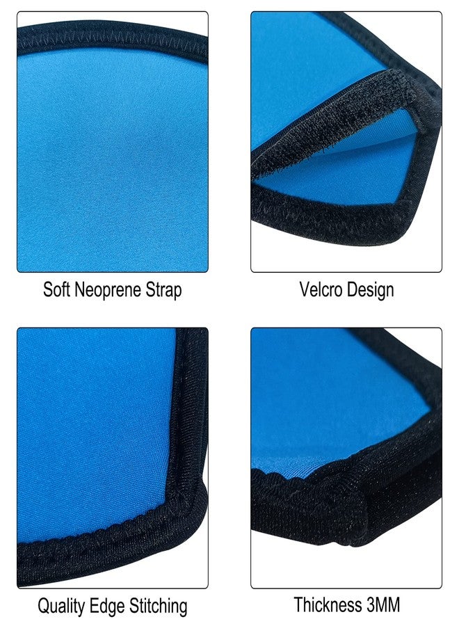 Jwintee Diving Mask Slap Strap Scuba Mask Straps Neoprene Mask Strap Cover Goggle Strap Hair Protector Wrap Swimming Water Sports for Dive Snorkel, 3 Pieces - Image 2