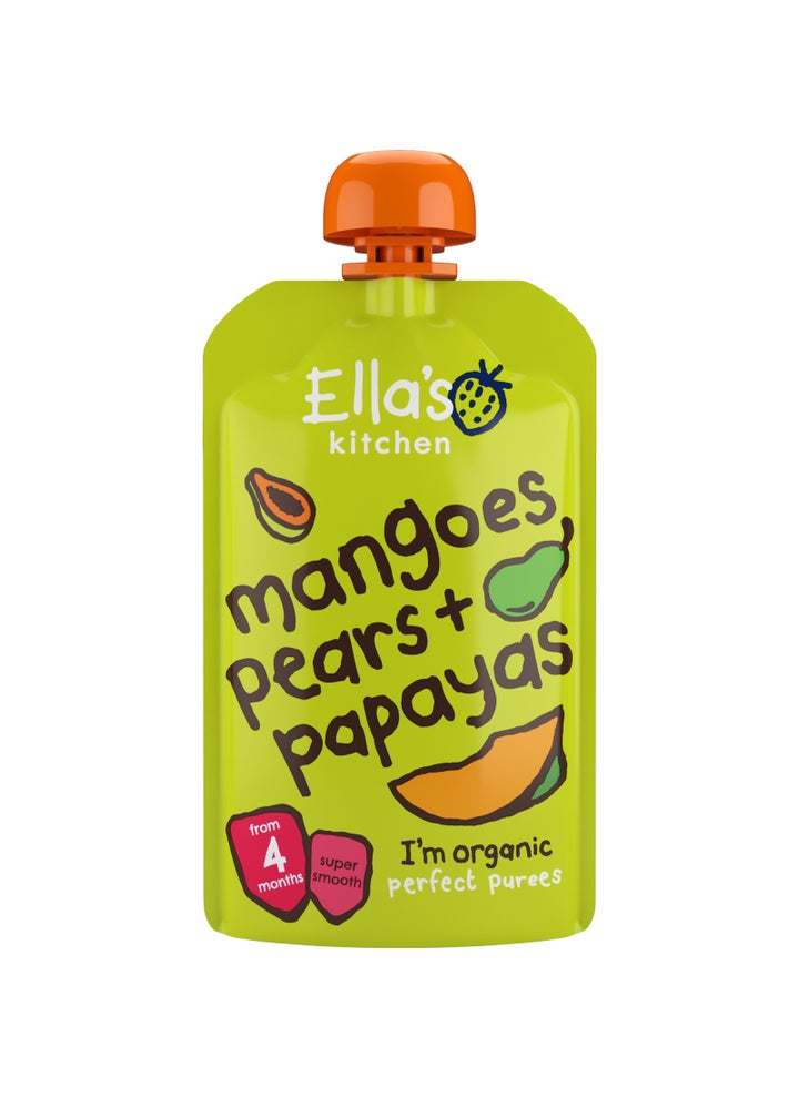 Mangoes Pears And Papaya Puree