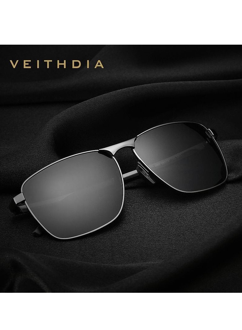 فيثيديا نظارات شمسية بإطار ذهبي مستقطب ومقاومة للأشعة فوق البنفسجية - Image 2