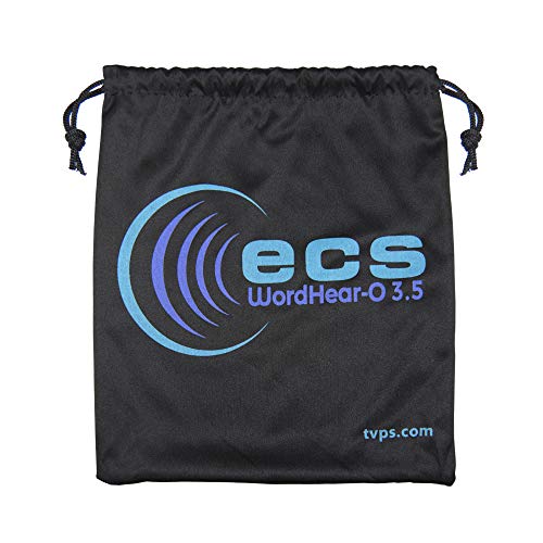 ECS WordHear-O 3.5mm Transcription Headset with in-line Stereo/Mono & Volume, Under Chin, 10' Cord, Clothing Clip, 3 Extra Pair Ear sponges, Compatible with Computer & transcribers with a 3.5mm Jack - Image 4