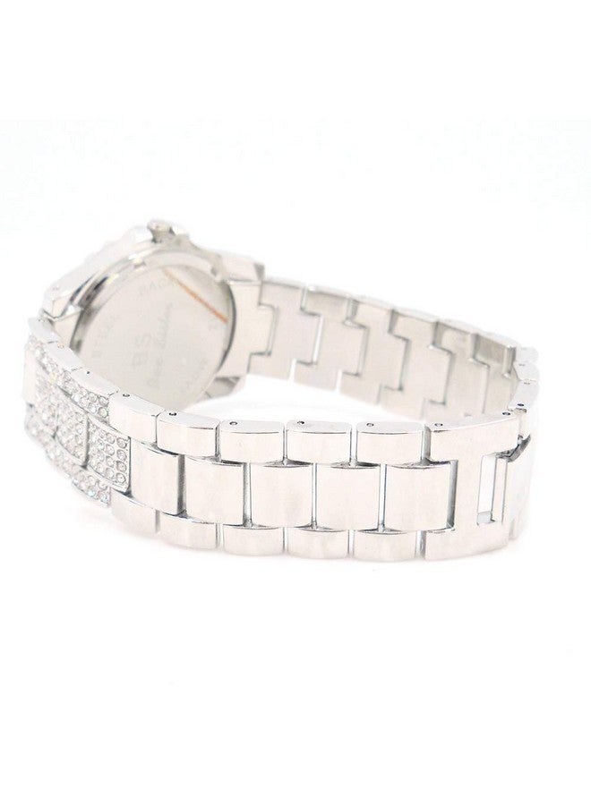 ARMRA Diamond Watch Iced Out Bling Rhinestone Gold Plated Silver Watch Stainless Steel Quartz Wrist Watches for Women Ladies Hip hop Men - Image 5