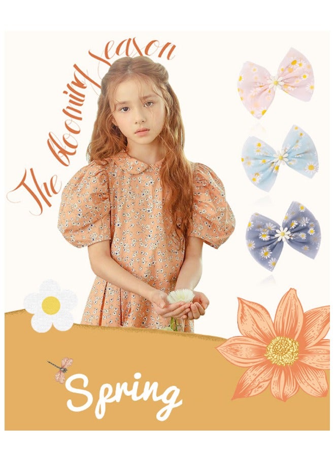 9PCS Children's Bows Hair Clip With Exquisite Craftsmanship, Comfortable To Wear - Image 3