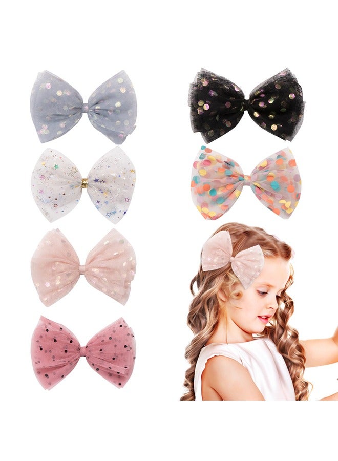 9PCS Children's Bows Hair Clip With Exquisite Craftsmanship, Comfortable To Wear - Image 2