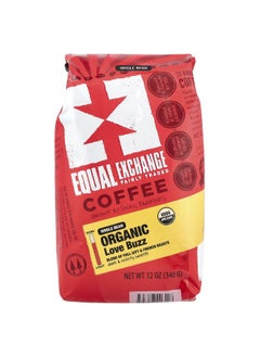 Equal Exchange Equal Exchange, Organic Coffee, Love Buzz, Whole Bean, French Roasts, 12 oz (340 g)  - Image 1