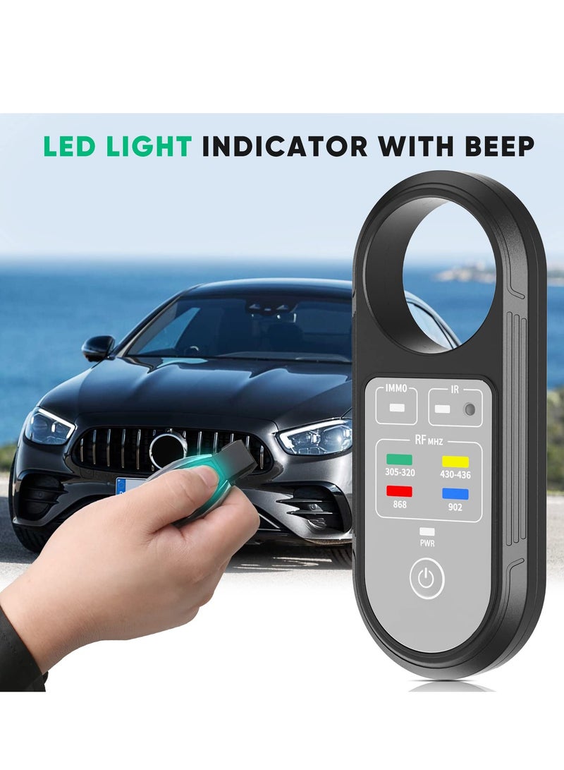 Remote Key Frequency Tester, Remote Tester, 315/433/868/902Mhz Infrared Signal Detection, Key Fob Signal Tester