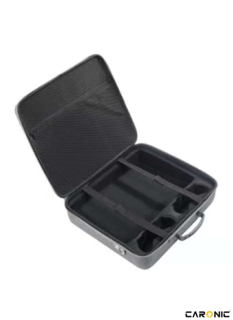 CARONIC PS5 Carrying Case Travel Storage Bag Compatible with Playstation 5 Slim Grey  - Image 5