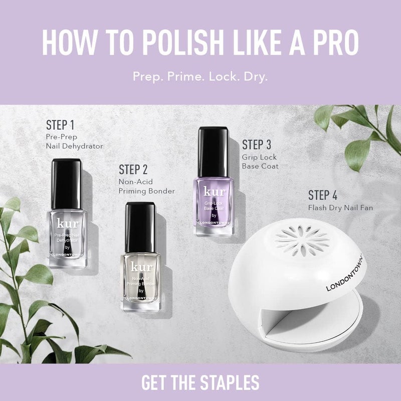 LONDONTOWN Non Acid Primer Bonder for Extended Chip Resistant Long Lasting Manicure - Acid Free No Lift Manicure Prep, 0.40fl oz - Image 4