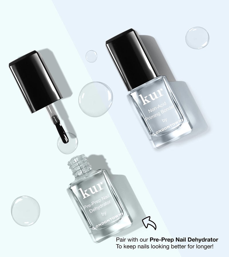 LONDONTOWN Non Acid Primer Bonder for Extended Chip Resistant Long Lasting Manicure - Acid Free No Lift Manicure Prep, 0.40fl oz - Image 3