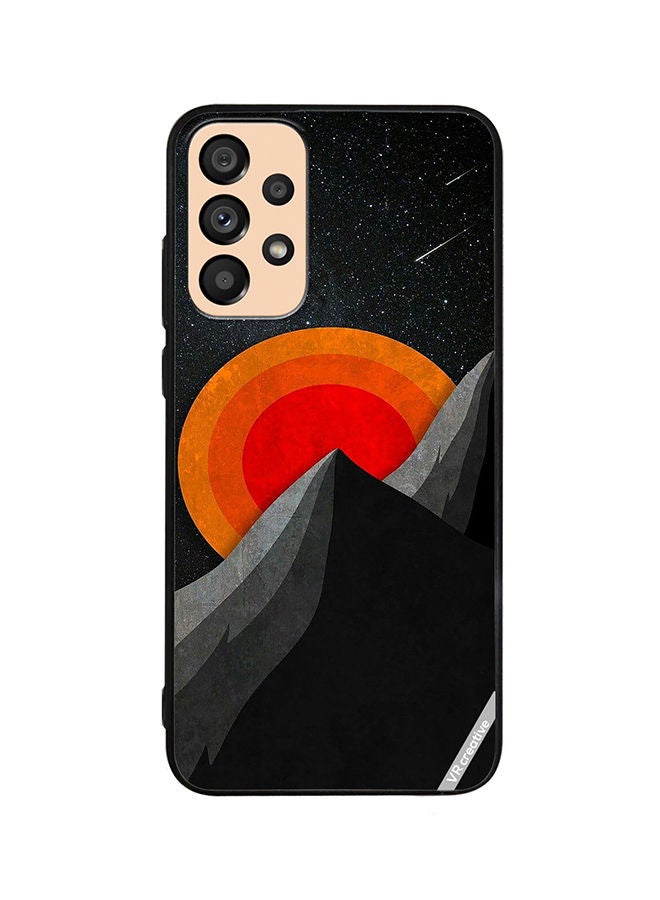 VR CREATIVE Protective Case Cover For Samsung Galaxy A72 Moon And Pyramid Design   Multicolour - Image 1