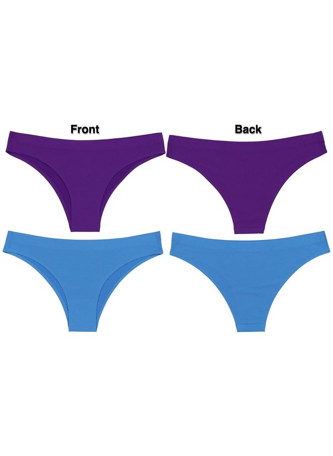 ToBeInStyle - ToBeInStyle Junior Women's No Show No Panty Line Underwear - Tangas Basic Assortment - Large - Image 1