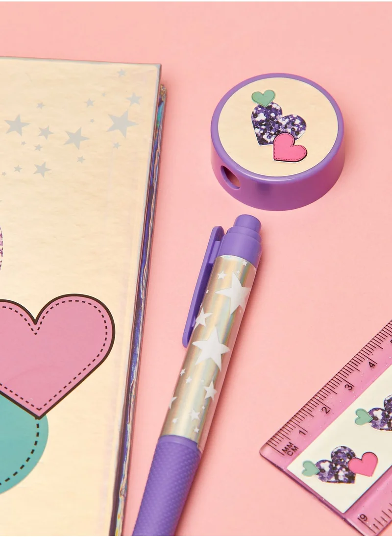 Claires Unicorn Multicolored Stationery Set