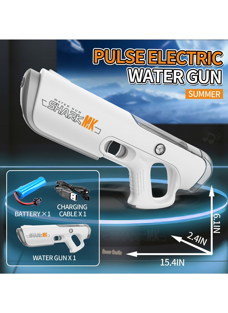 Shark MK Electric Water Guns for Adults Kids Automatic Water Reload & Shooting Automatic Water Gun Large Capacity Battery Powered Squirt Gun Summer Beach Pool Backyard Outdoor Toys  - Image 2