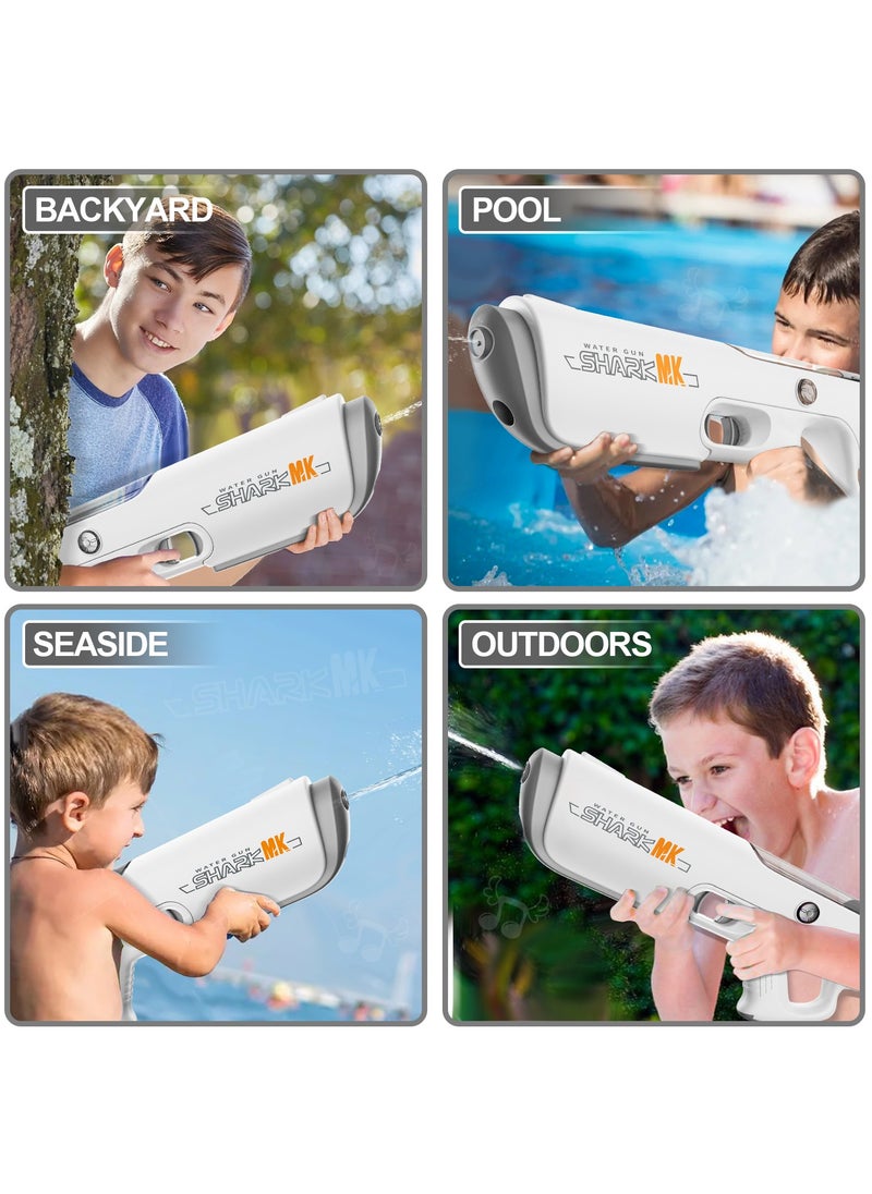Shark MK Electric Water Guns for Adults Kids Automatic Water Reload & Shooting Automatic Water Gun Large Capacity Battery Powered Squirt Gun Summer Beach Pool Backyard Outdoor Toys  - Image 5