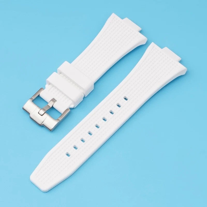 Bluejw Ready to Ship Replacement Rubber Watch Strap for Tissot PRX – Waterproof Liquid Silicone Band, Durable & Comfortable - Image 1