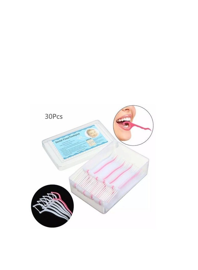 Dental floss for oral care, gum health, and thorough cleaning - pack of 30 pcs. - Image 4